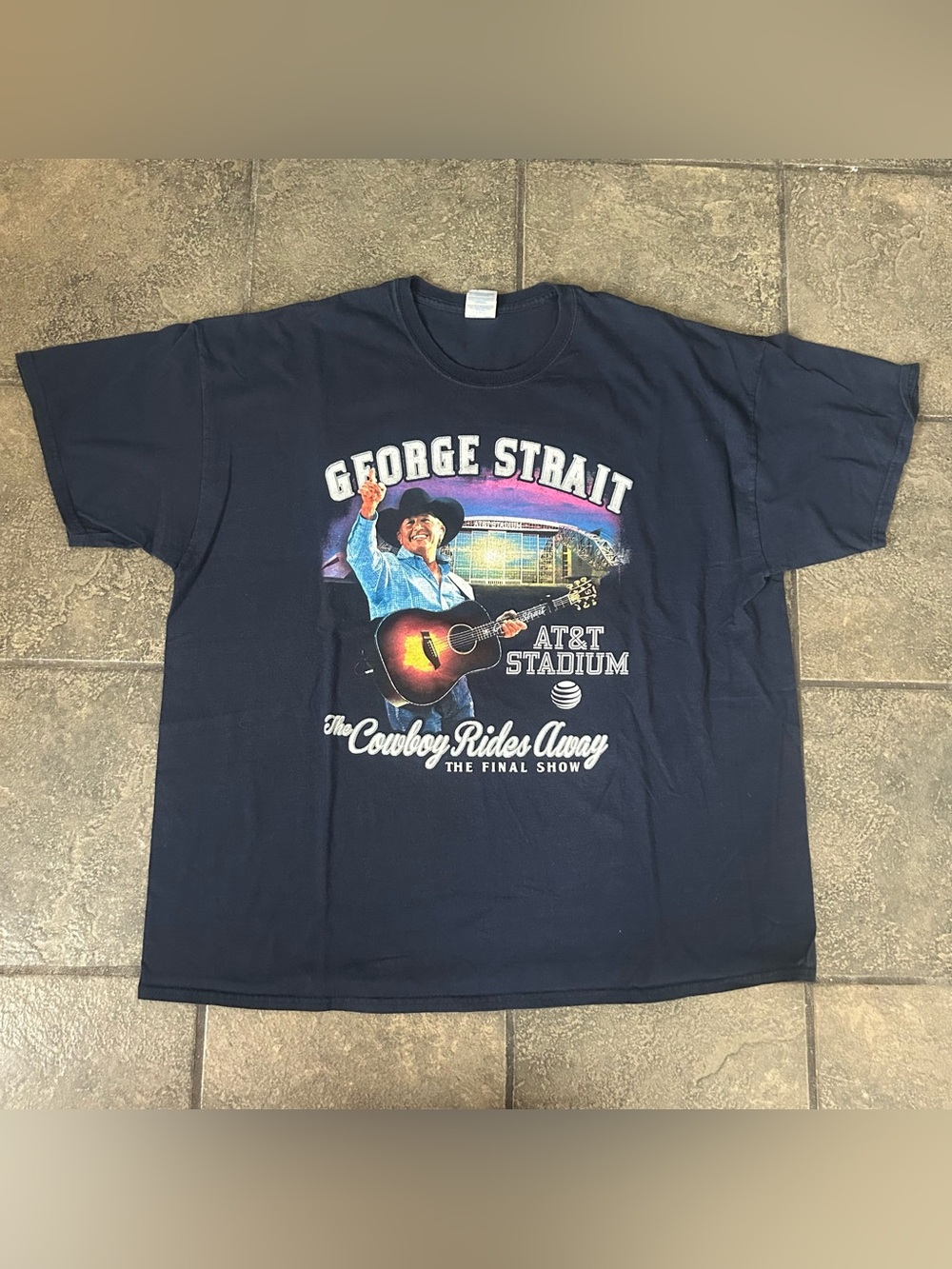 George Strait 2014 The Cowboy Rides Away Tour Shirt Size 2XL